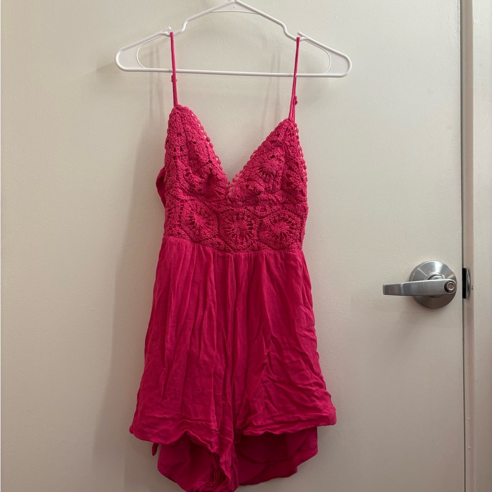 Pink romper